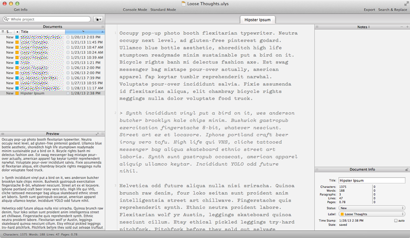 Ulysses App Review: Note Taking For Mac